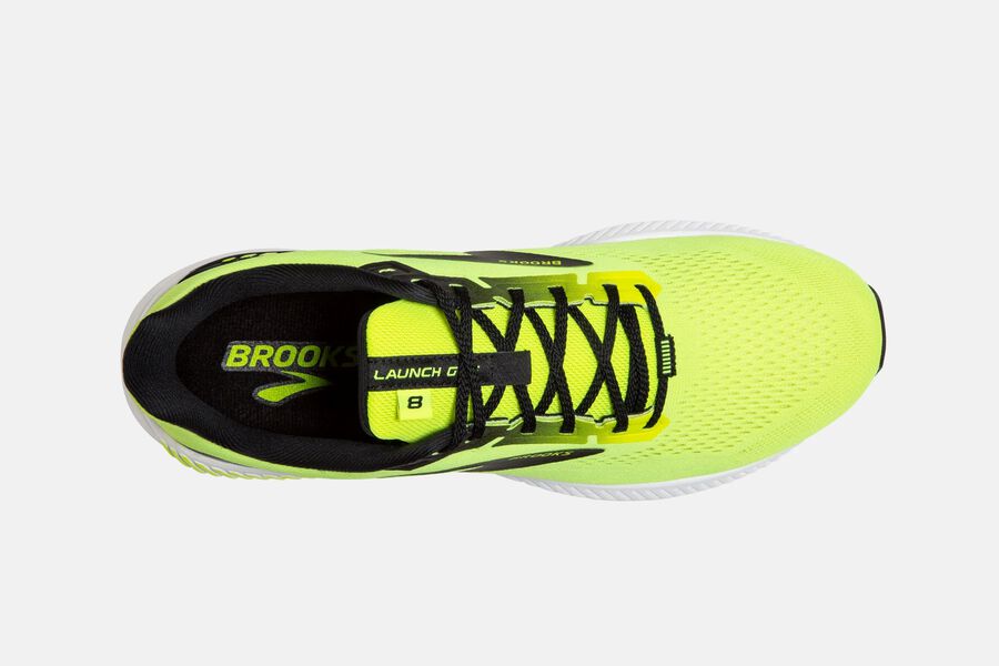 Brooks Running Shoes Mens Green/Black - Launch GTS 8 Road - 3412-NPKDS